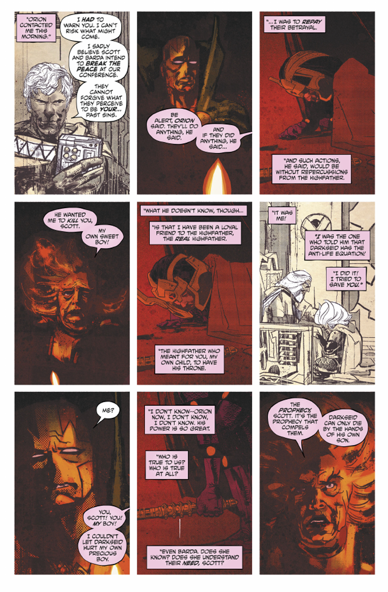 Illustration for article titled This Week's Mister Miracle Brings Game of Thrones-ian Intrigue Into Space